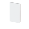 Rodapé Poliestireno 20cm Liso Branco 50020 Arquitech - 1