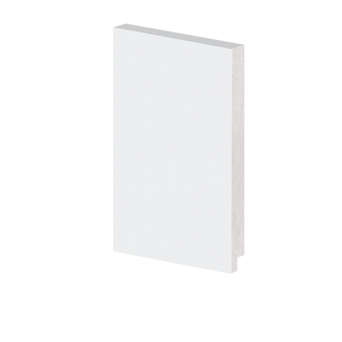 Rodapé Poliestireno 20cm Liso Branco 50020 Arquitech