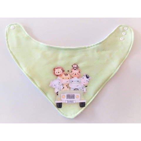 Babador, Enxoval, Bebê, Saída Maternidade, Chá de Bebê, Vestuário, Safari