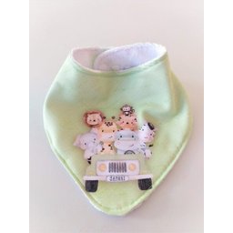Babador, enxoval, bebê, saída maternidade, chá de bebê, vestuário, Safari - 3