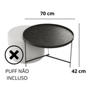 Ver imagem 4 de Mesa de Centro para Sala de Estar Preto