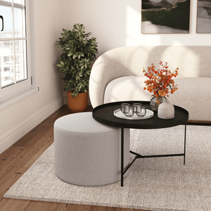 Mesa de Centro para Sala de Estar Preto