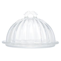 Queijeira Lyor Imperial de Cristal Ecológico com Tampa - 3
