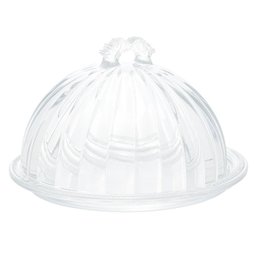 Queijeira Lyor Imperial de Cristal Ecológico com Tampa - 1