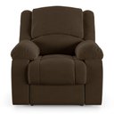 Ver imagem 3 de Poltrona do Papai Reclinável Melim Elétrica Led Massagem Veludo Marrom Fh1