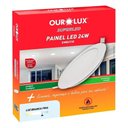 Ver imagem 2 de Painel LED de Embutir Iluminacao Moderna Design Fino Branco Bivolt 24W 6500k Ourolux
