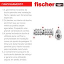 Ver imagem 5 de Bucha para concreto RODFORCE FGD fischer - Pote com 60 unid.