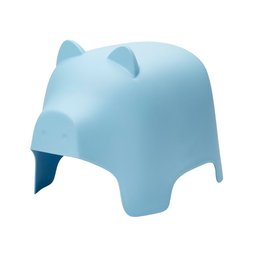 Banco infantil Pig - Porco - Azul - 1