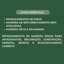 Ver imagem 5 de 100 Ripas/sarrafos de 1x3x30 Cm Madeira de Pinus
