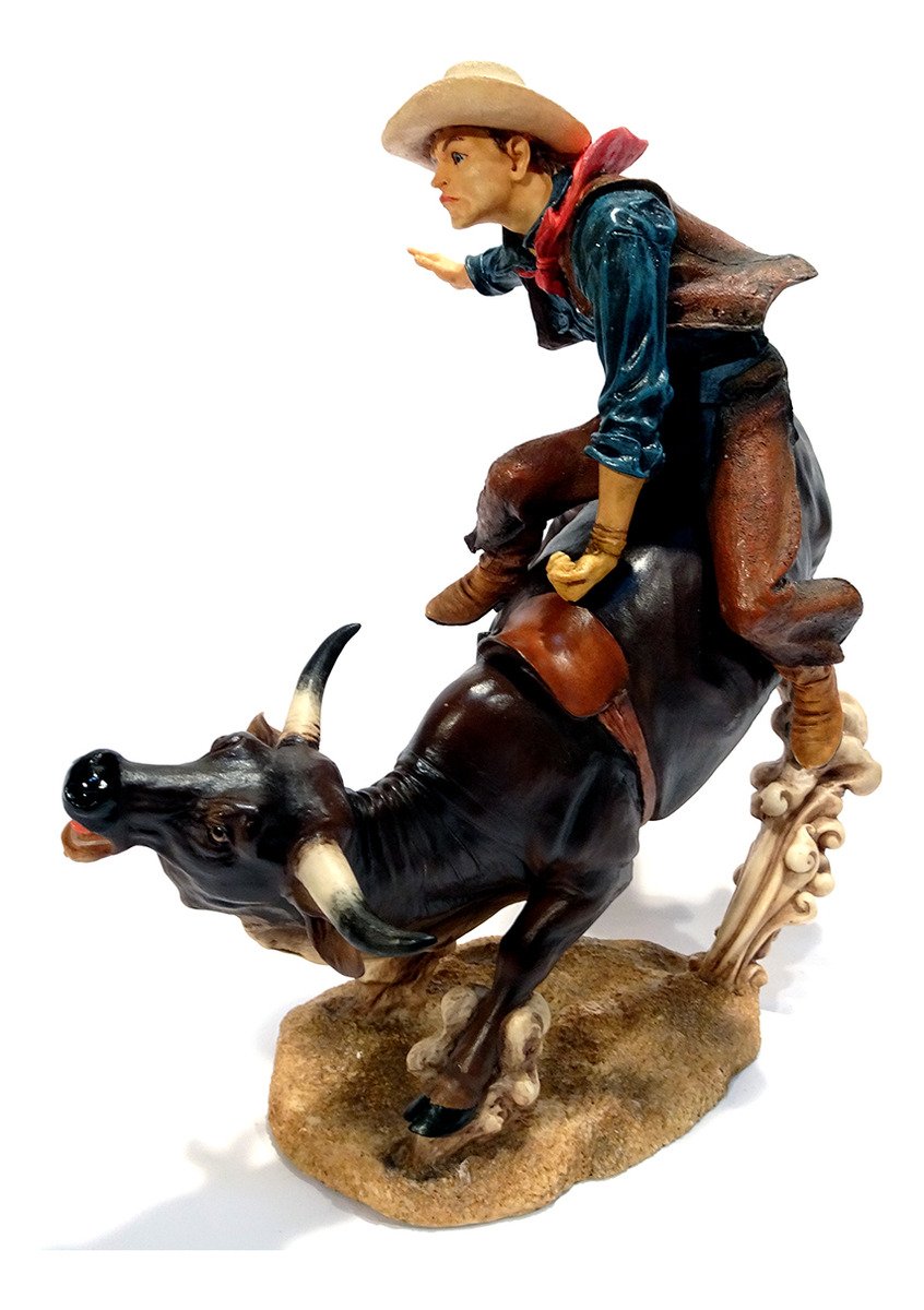 Cowboy Peão de Rodeio Tourada Original Veronese 50810 - 3