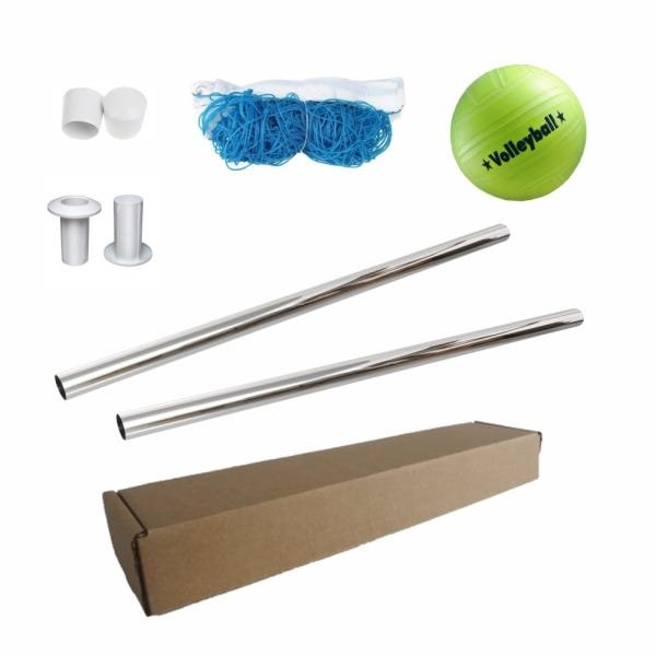 Kit Biribol Volei De Piscina Com Bola, Tubos e Rede 3 Metros - 2