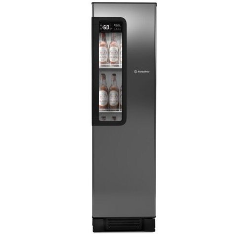Cervejeira 220v Visa Beer Maxx 300 Residencial Porta Inox 300/336 Lts Vn28tp Inox Metalfrio