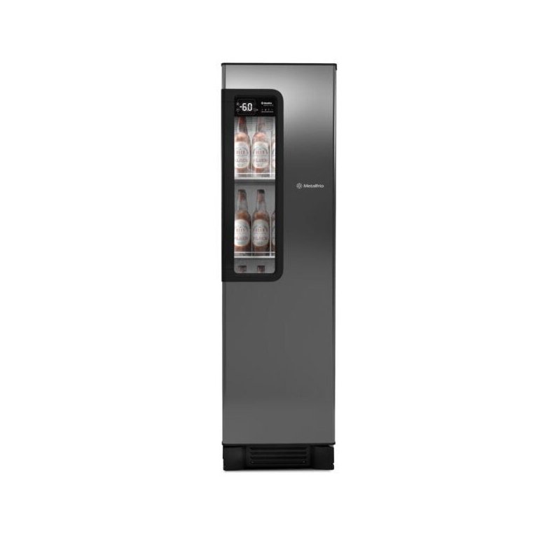 Cervejeira 220v Visa Beer Maxx 300 Residencial Porta Inox 300/336 Lts Vn28tp Inox Metalfrio