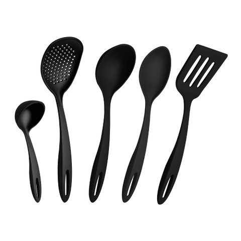 Jogo de Utensílios 5 Peças Tramontina Ability 25199007 Preto Preto 25199007
