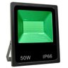 Refletor Holofote Externo IP66 50W Led Luz Verde Bivolt Prova D'água Economico - 1