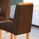 Ver imagem 3 de Conjunto 2 Cadeiras Estofadas para Mesa de Jantar Naturalle Roma Bom Pastor