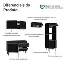 Ver mais imagens de Cozinha Completa Pieta 8 Portas 1 Gaveta MDP 260cm Preta Madesa