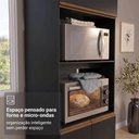Ver imagem 7 de Cozinha Completa Pieta 8 Portas 1 Gaveta MDP 260cm Preta Madesa
