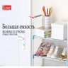 Estante Organizador Inox 5 Prateleiras Sapateira 15 Pares Multiuso Rack Lavanderia Banheiro Compacta - 5
