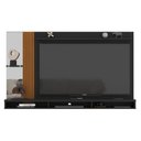 Ver imagem 5 de Painel Home Suspenso para Tv até 75 Polegadas Paris com Nichos Espelho e Ripado Lateral 218 Cm -