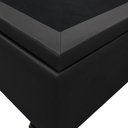 Ver imagem 5 de Base Box Baú para Cama Casal King 192x203cm Bipartido Liz S05 Sintético Preto - Mpozenato