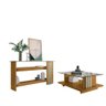 Kit Aparador e Mesa Centro Belgrado Cumaru Opala - 3