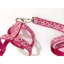 Ver imagem 2 de Conjunto Guia Peitoral 25mm Rosa Floral Tamanho 7