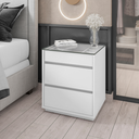 Ver imagem 4 de Conjunto de Mesas de Cabeceira Cuiabá Branco