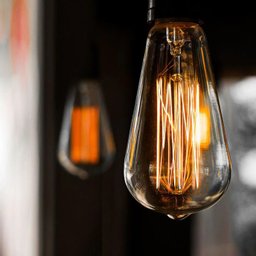 Lâmpada Retrô St64 Carbono Dimerizável Âmbar 40w 110v - 2