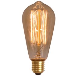 Lâmpada Retrô St64 Carbono Dimerizável Âmbar 40w 110v - 1