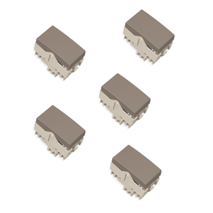 Kit 5 Interruptor Simples 10a Cor Argila Sleek Margirius Cor:argila