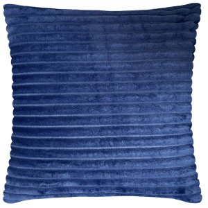 Capa de Almofada Flanel Pelúcia Azul Royal 45x45cm