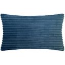 Ver imagem 1 de Almofada Retangular Flanel Pelúcia Azul Prussiano 50x28cm