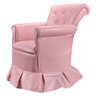 Poltrona de Amamentação Fixa e Puff Nana Sintético Licce:rosa - 6