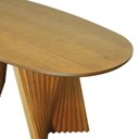 Ver imagem 6 de Conjunto Mesa de Jantar Califórnia 6 Lugares Tampo MDF com Cadeiras Miami Estofadas Marrom Mescla