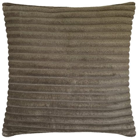 Capa de Almofada Flanel Pelúcia Tabaco 45x45cm