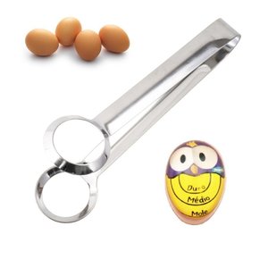 Kit Timer Temporizador Ovo e Pinça Pegadora para Ovos Prana