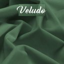Ver imagem 2 de Recamier Bau Madri 1,20m Veludo Verde - Inova Decorações