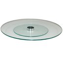 Ver imagem 1 de Prato Centro de Mesa Giratório Vidro 8mm Temperado 50cm