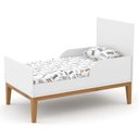 Ver imagem 3 de Berço Americano Unique Branco Soft Eco Wood - Matic e Guarda Roupa Infantil Americano 4 Porta Branco