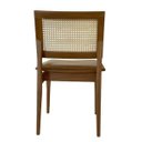 Ver imagem 3 de Cadeira Madeira com Assento Sobreposto Estofado e Encosto em Tela Sextavada