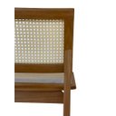 Ver imagem 4 de Cadeira Madeira com Assento Sobreposto Estofado e Encosto em Tela Sextavada