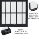 Ver imagem 4 de Janela de Alumínio Preto Vitro Maximar com Grade - Linha Magnum Atlântica 060x060