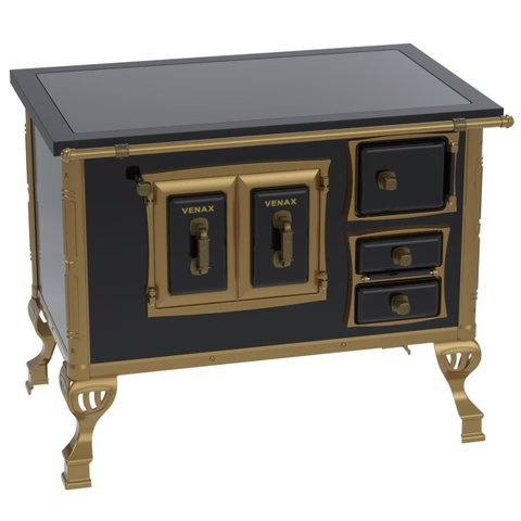 Fogao a Lenha N 2 Colonial Premium Preto Se