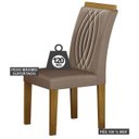 Ver imagem 5 de Mesa Doha 1,20 Decor/off Tampo Off C/vidro 4 Cadeiras Doha