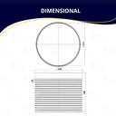 Ver imagem 4 de Prolongador para Caixa Passagem e Pluvial Nova 22,6 X 18,5 Cm Cor Cinza Durín