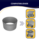 Ver imagem 3 de Prolongador para Caixa Passagem e Pluvial Nova 22,6 X 18,5 Cm Cor Cinza Durín