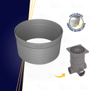 Ver imagem 2 de Prolongador para Caixa Passagem e Pluvial Nova 22,6 X 18,5 Cm Cor Cinza Durín