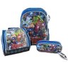 Kit Mochila Costas Vingadores com Lancheira e Estojo Duplo - 1