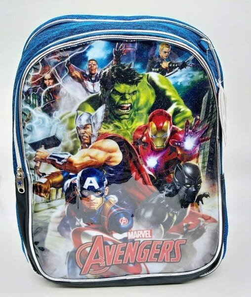 Kit Mochila Costas Vingadores com Lancheira e Estojo Duplo - 8